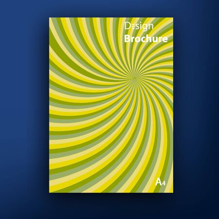 Vector brochure booklet cover design templates collection A4のイラスト素材