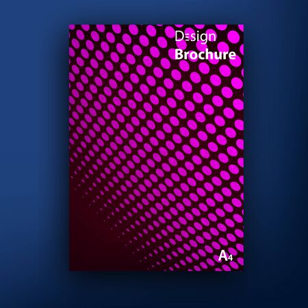 Vector brochure booklet cover design templates collection A4 eps 10 vector illustrationのイラスト素材