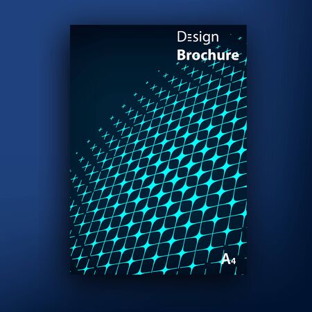 Vector brochure booklet cover design templates collection A4のイラスト素材