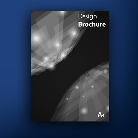 Vector brochure booklet cover design templates collection A4のイラスト素材