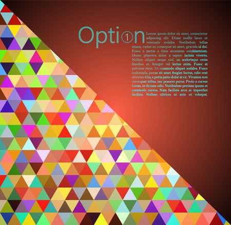 Red Abstract Geometrical Background illustration eps 10のイラスト素材