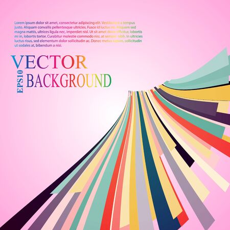 Moving colorful abstract background eps 10 illustrationの写真素材