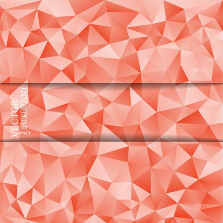 Abstract triangle vector background with a place for your text. With paper like effect with a shadow.can be used for brochure and flyer., Eps 10 vector illustration.の写真素材
