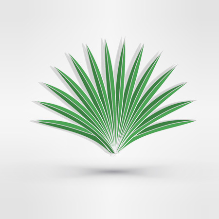 Aloe logo sign  eps 10 vector illustrationのイラスト素材