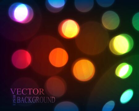 defocused christmas lights  illustration  eps 10 vector illustrationのイラスト素材