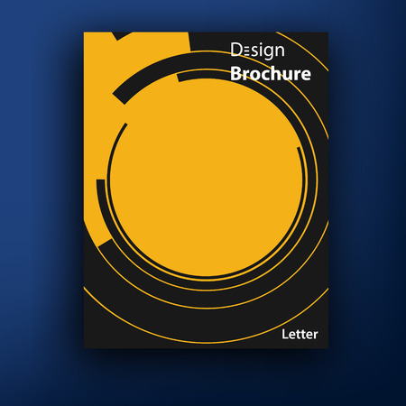 Vector retro bauhaus de stijl brochure / booklet cover design templates collectionのイラスト素材