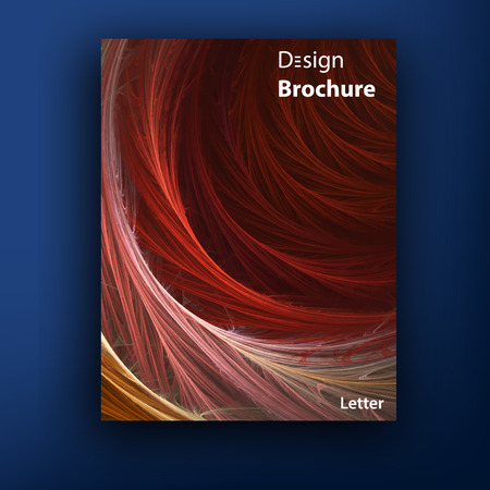 Vector colorful sand brochure - booklet cover design templates collection  letter sizeのイラスト素材