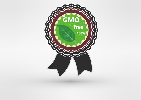 Made with Non - GMO ingredients grunge rubber stamp, vector illustrationのイラスト素材