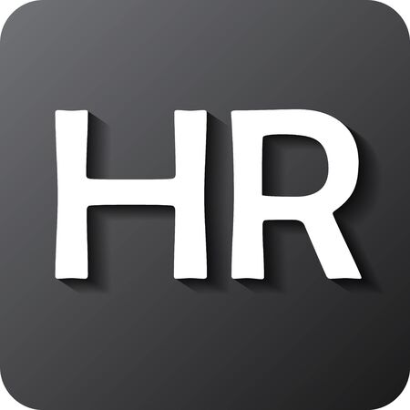 Human resources sign icon. HR symbol. Workforce of business organization. Vector eps 10のイラスト素材