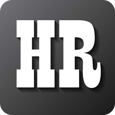 Human resources sign icon. HR symbol. Workforce of business organization. Vector eps 10のイラスト素材