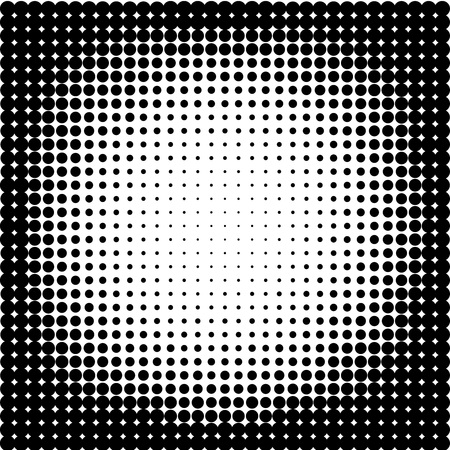 Halftone dots frameのイラスト素材