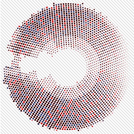 Vector halftone dots.のイラスト素材