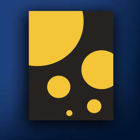 Vector retro bauhaus de stijl brochure booklet cover design templates collection A4のイラスト素材