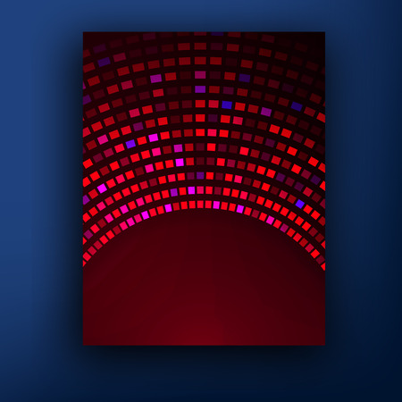 business brochure flyer design layout template in A4 size, with blur background, vector eps10.のイラスト素材