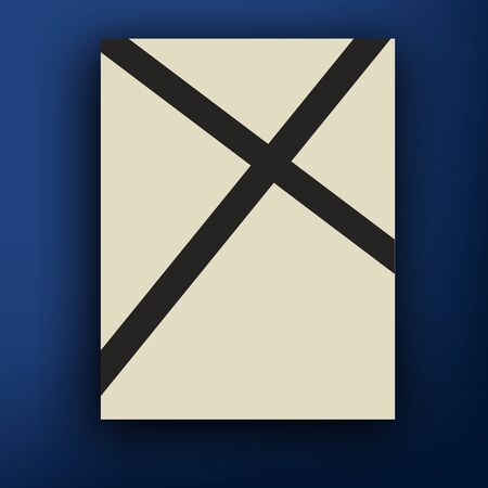Brochure cross design  vector illsutration eps 10のイラスト素材
