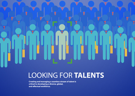 people design  over  blue background vector illustration Vector illustration EPS10のイラスト素材
