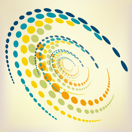 Vector retro stylized galaxy background. Vintage colors.のイラスト素材