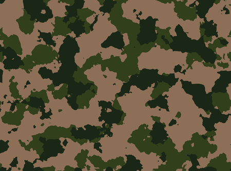 Seamless woodland camo pattern vector eps 10 vector illustrationのイラスト素材