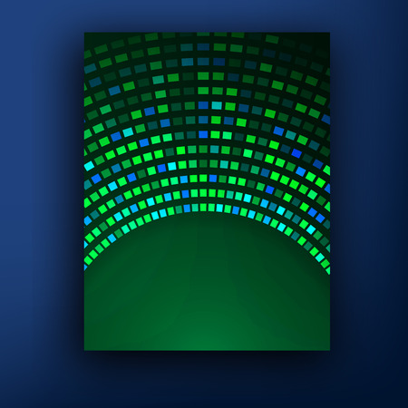 business brochure flyer design layout template in A4 size, with blur background Vector illustration EPS10のイラスト素材