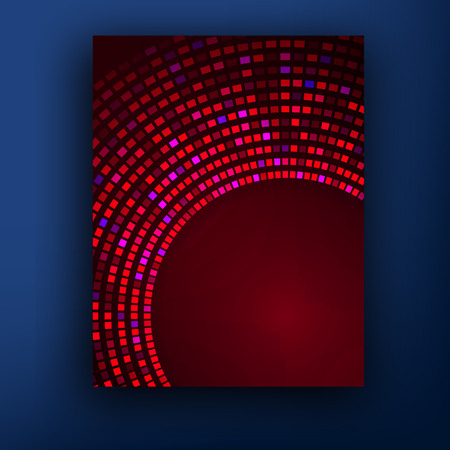 business brochure flyer design layout template in A4 size, with blur background,  Vector illustration EPS10のイラスト素材