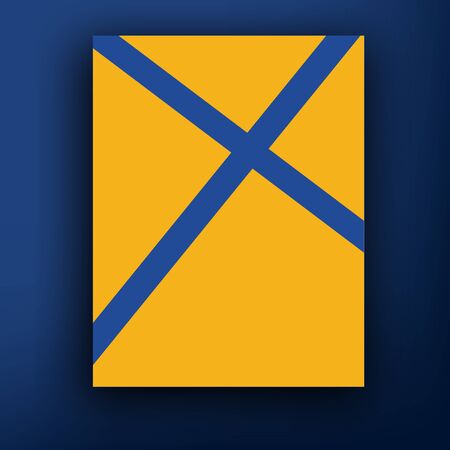 Brochure cross design vector illsutration eps 10のイラスト素材