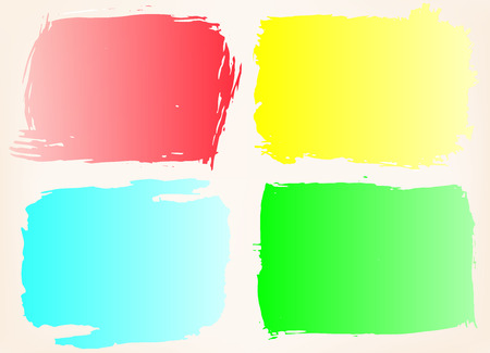 Grunge frame set.Color grunge background.Vector design template Vector illustration EPS10のイラスト素材