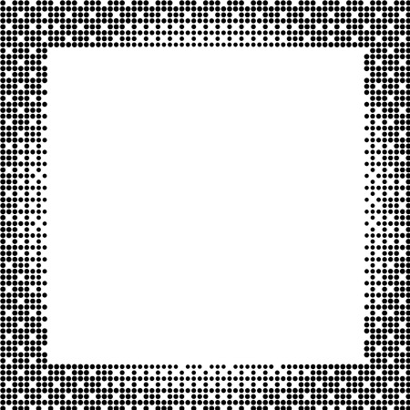 Halftone background.Halftone dots frame.Abstract vector illustration.のイラスト素材