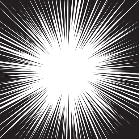 Comic book speed horizontal lines background setのイラスト素材