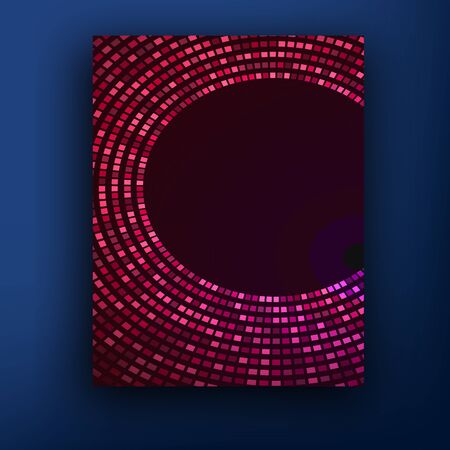 Vector red glamour brochure  booklet cover design templates collectionのイラスト素材