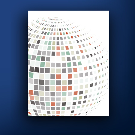 Vector brochure booklet cover design templates collection A4のイラスト素材