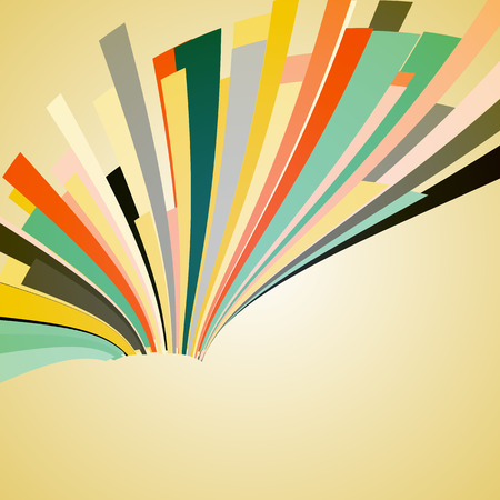 Moving colorful abstract background のイラスト素材