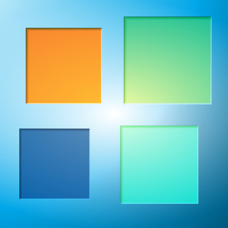 Abstract background of color boxes. Template for a text のイラスト素材