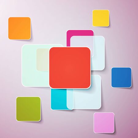 Collection of paper notes with copy space for text のイラスト素材