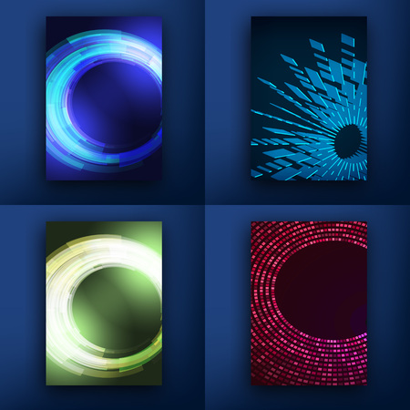Templates. Design Set of Web, Mail, Brochures. Mobile, Technology, and Infographic Concept. Modern flat and line icons. SaaS, web app design template. Mobile interface. UI template. Web UI app designのイラスト素材