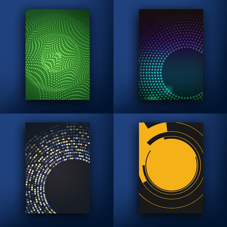 Templates. Design Set of Web, Mail, Brochures. Mobile, Technology, and Infographic Concept. Modern flat and line icons. SaaS, web app design template. Mobile interface. UI template. Web UI app designのイラスト素材