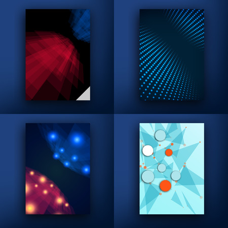 Templates. Design Set of Web, Mail, Brochures. Mobile, Technology, and Infographic Concept. Modern flat and line icons. SaaS, web app design template. Mobile interface. UI template. Web UI app designのイラスト素材