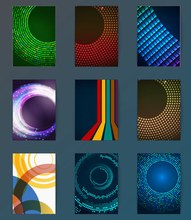 Templates. Design Set of Web, Mail, Brochures. Mobile, Technology, and Infographic Concept. Modern flat and line icons. SaaS, web app design template. Mobile interface. UI template. Web UI app designのイラスト素材