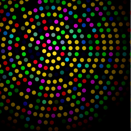 Colorful bright abstract Halftone Design Elementのイラスト素材