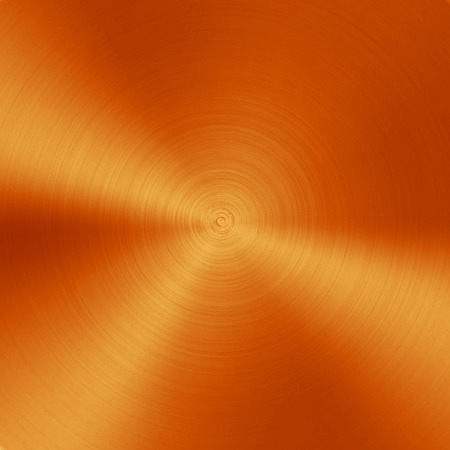 Bronze Metal background with realistic circular brushed texture ( iron, stainless steel, silver) for user interfaces (UI), applications (apps) and business presentations. illustration.のイラスト素材