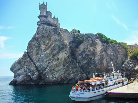 Crimea view of Swallow Nestのeditorial素材