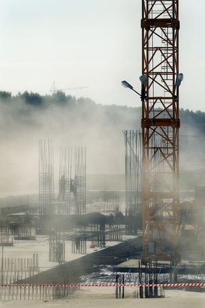 Construction siteの写真素材