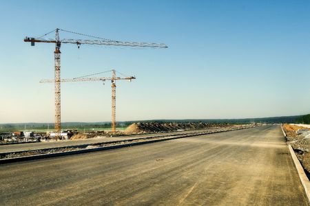 construction siteの写真素材