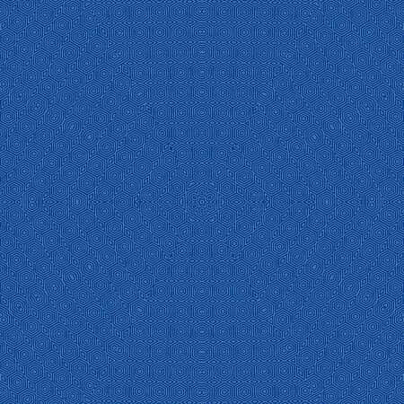 Classic Blue kaleidoscope geometrical ornament abstract background. Trendy color concept of the year. 2020 trendの写真素材