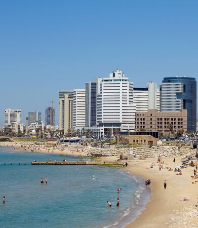 Tel-Aviv beach Jaffa. Israel.の写真素材