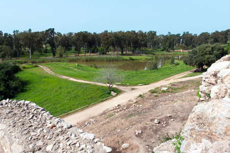 Archaeological excavations in Israel の写真素材