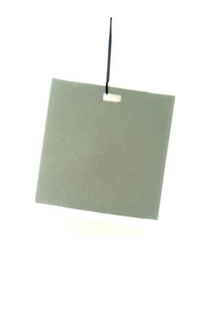 Label on a white backgroundの写真素材
