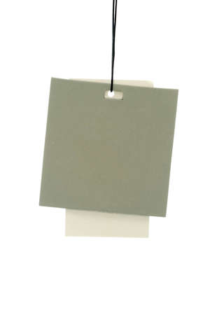 Label on a white backgroundの写真素材