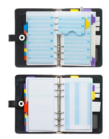 High Resolution Set of Organizer  Book の写真素材