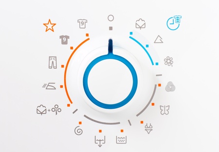 Washing Machine Appliance Dialの写真素材