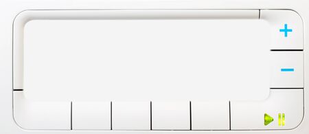 Washing machine blank control panelの写真素材